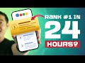 I tried to rank 1 on google in 24 hours to prove a point