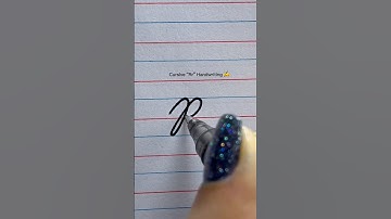 How to write ‘R’ & ‘r’ in cursive?🤔