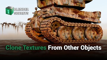 Blender Secrets - Clone Textures From Other Objects