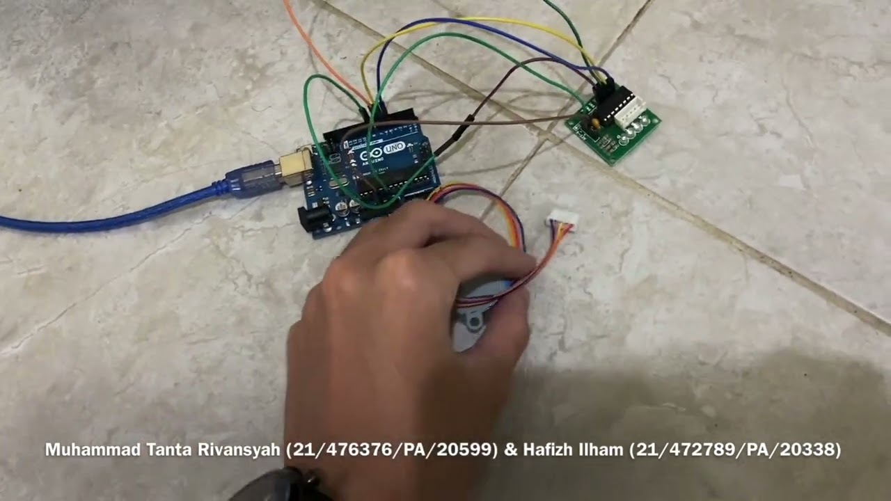 Stepper motor with arduino uno(actuator system assignment) - YouTube