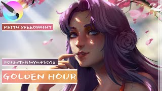 SPEEDPAINT | [DTIYS] &quot;Golden Hour&quot; | Krita