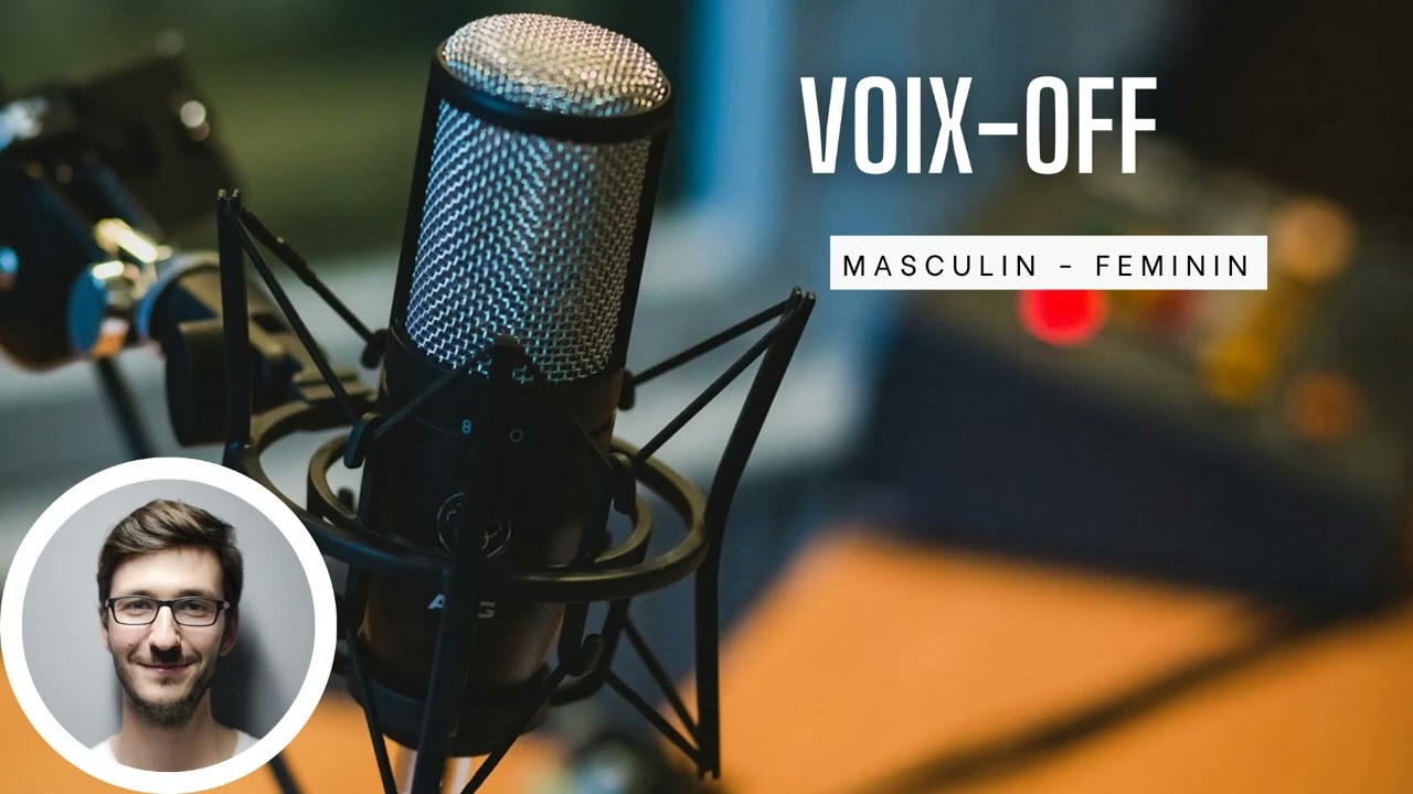 enregistrer votre voix off masculine et féminine professionnelle