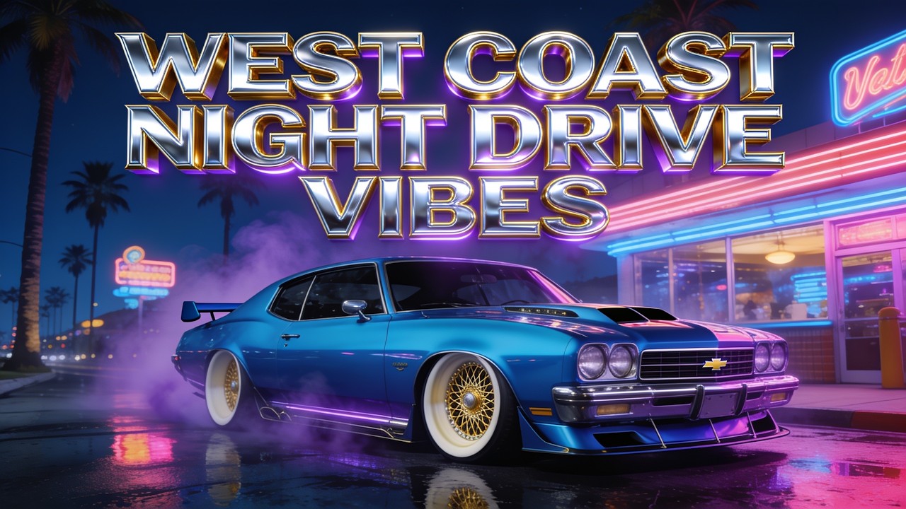 🌙 After Dark in California 🌃 Smooth G-Funk Mix | Night Cruise