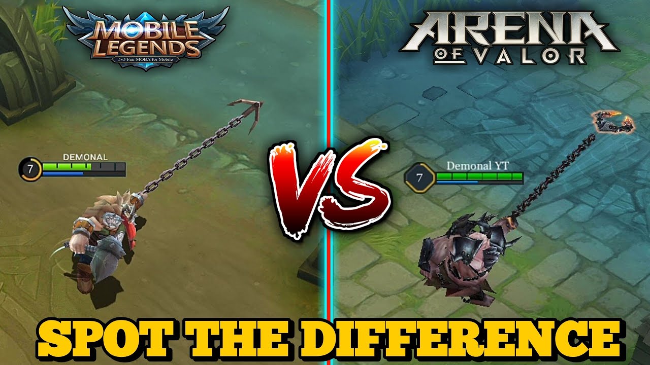 MOBILE LEGENDS VS. ARENA OF VALOR | WHICH ONE IS BETTER ? | SIMILARITIES AND DIFFERENCES