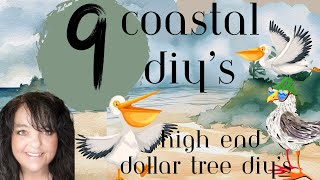 Beautiful Coastal Decor| Dollar Tree DIYs | Home Decor