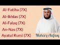 Mishary Alafasy: 7XAl-Fatiha, Al-Ikhlas, Al-Falaq, An-Nas, and Ayatul Kursi. Mp3 Song