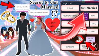 سر كيف تتزو ج في ساكورا سكول سمليتر Secret of Getting Married in Sakura School Simulator New Update screenshot 4