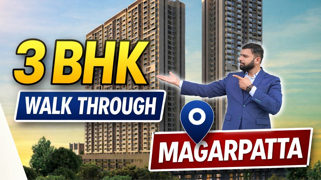 Godrej Elaris 3 BHK Walkthrough | Premium 2 3 4 BHK in Magarpatta Pune