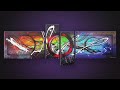 Abstract Painting Demonstration | Nebula and Space | ASMR Painting | Hydre