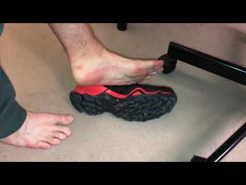 Rob's sweaty footprints - Adidas Terrex