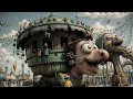 Surreal cartoon carnival 4k ai