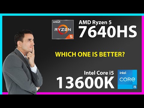 AMD Ryzen 5 7640HS vs INTEL Core i5 13600K Technical Comparison