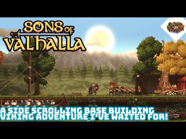 A Side Scrolling Base Building Viking Adventure I've Waited For! | Sons Of Valhalla