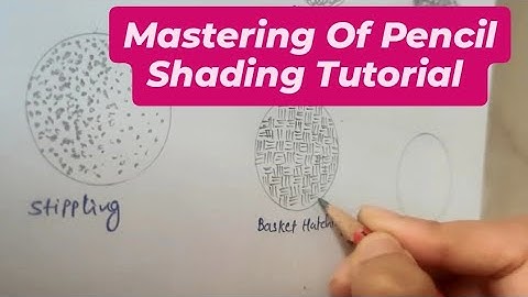 Mastering Of Pencil Shading | Tutorial for beginners #pencilshadingtechniques #stepbysteptutorial