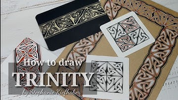 How to draw Zentangle Pattern  
