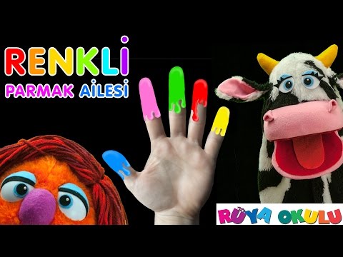 Renkli Parmak Ailesi - Finger Family Songs - RÜYA OKULU