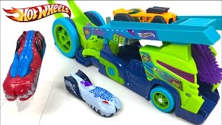 HOT WHEELS SPLIT SPEEDERS X-BLADE RIG DRAG GONE SHARK TEAROR DUAL RACER CHOPPED ROD - UNBOXING
