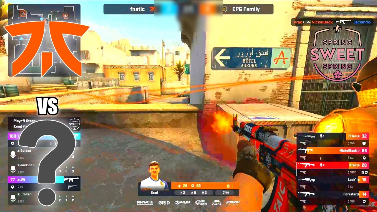 fnatic vs EPG Family - Spring Sweet Spring 1 | CSGO HIGHLIGHTS