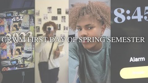 GRWM | First day of Spring Semester @ Savannah State University