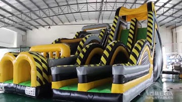 Giant Atomic Rush Obstacle Course