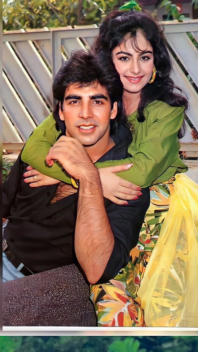 Akshay Kumar with Ayesha Jhulka 👩‍❤️‍👨💖💝💗💕 #akahaykumar #ayesha #beautiful #90s #love #song #shorts