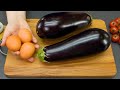 Fügen Sie einfach 3 Eier zur Aubergine hinzu! 😋Ein einfaches und unglaublich leckeres Rezept!