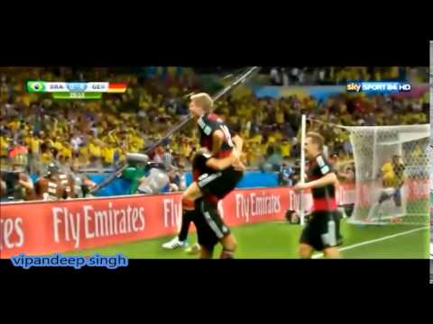 Brasile- Germania 1-7 SEMIFINALE 2014  Sky sport