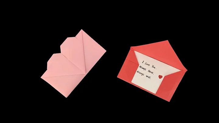 How to Fold a Heart Envelope/Origami Valentine's Day Love Letter