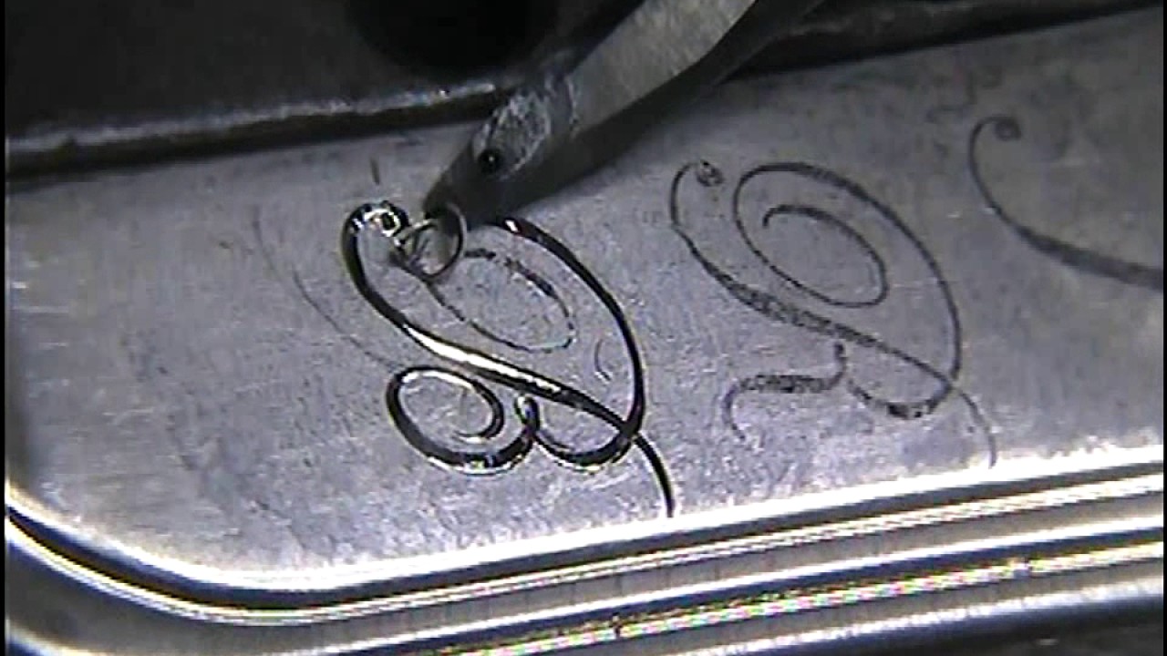 Real time hand engraving with the homemade hand engraving machine