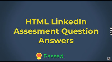 LinkedIn HTML assessment || Get top 15% budge #html #linkedin