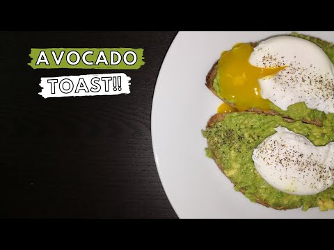 Video: Toast All'avocado Con Uovo In Camicia