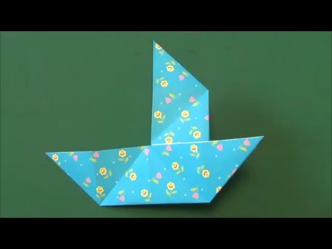 だましぶね 折り紙 Trick Boat Origami Youtube