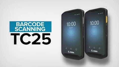Zebra TC25 Rugged Smartphone - Barcode and Scanning