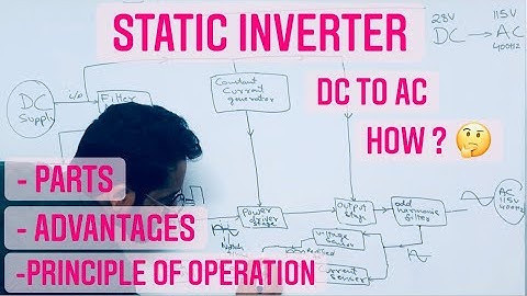 What is Static Inverter ?| Static Inverter Working Principle/Operation | Static Inverter - Aircraft