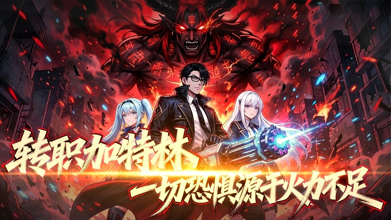 MULTISUB💥新番上线💥都說我覺醒的是垃圾職業？老子無限火力加特林掃到你懷疑人生！戰神殿SSS席位到手，櫻花國高手跪地求饒。雙胞胎姊妹紅著臉：今晚，你先打哪個？#男頻 #動漫#逆襲