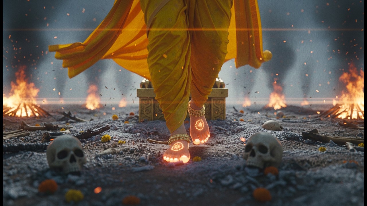 Baglamukhi - The Divine Pause | AI-Generated Visuals | Baglamukhi Dhyanam