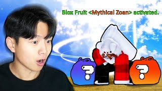 the real MYTHICAL ZOAN fruit in Blox Fruits
