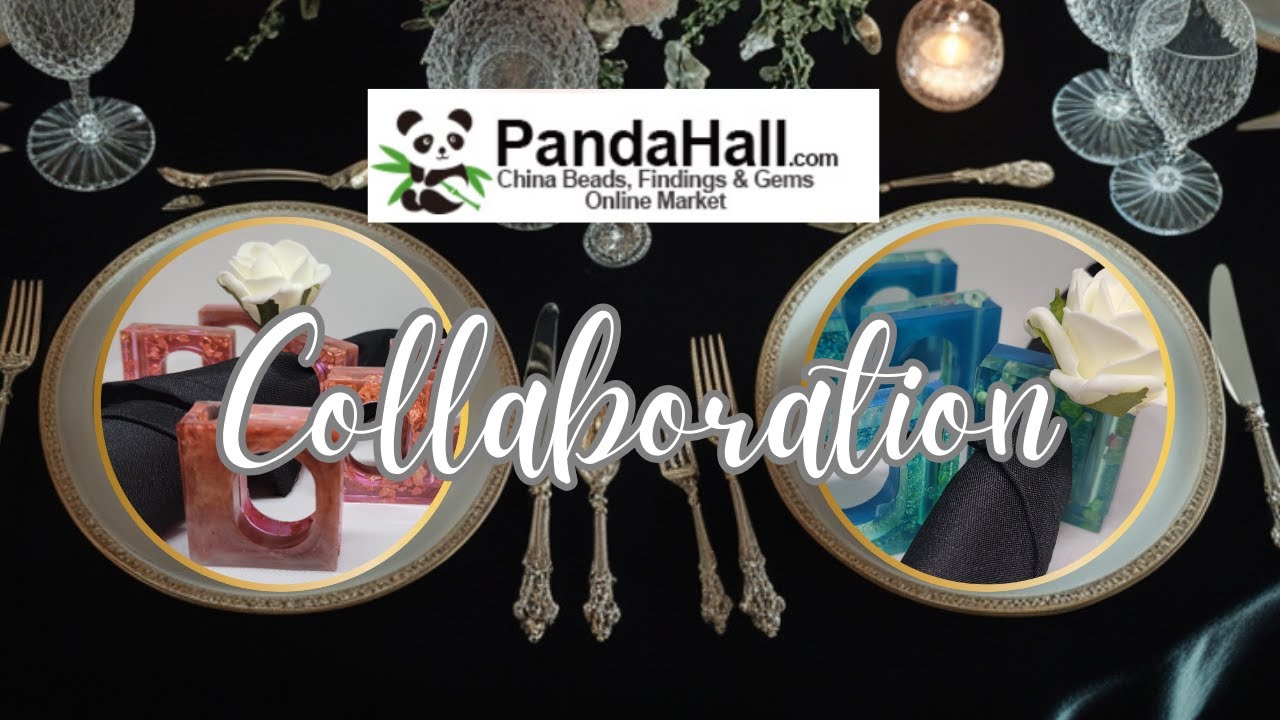 PandaHall Collaboration 😍 DIY Fancy Napkin Rings 👀 