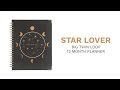 2024 Star Lover Twin Loop Happy Planner - Big Vertical Layout - 12 Months | PTLBD12-021