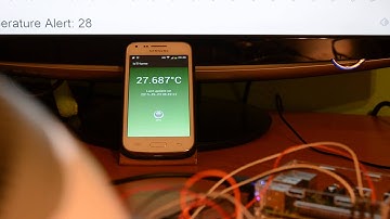 Raspberry Pi, DS18B20, MQTT, Android and websockets