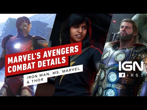 Marvel's Avengers Combat Breakdown: Thor, Iron Man, Ms. Marvel - IGN First