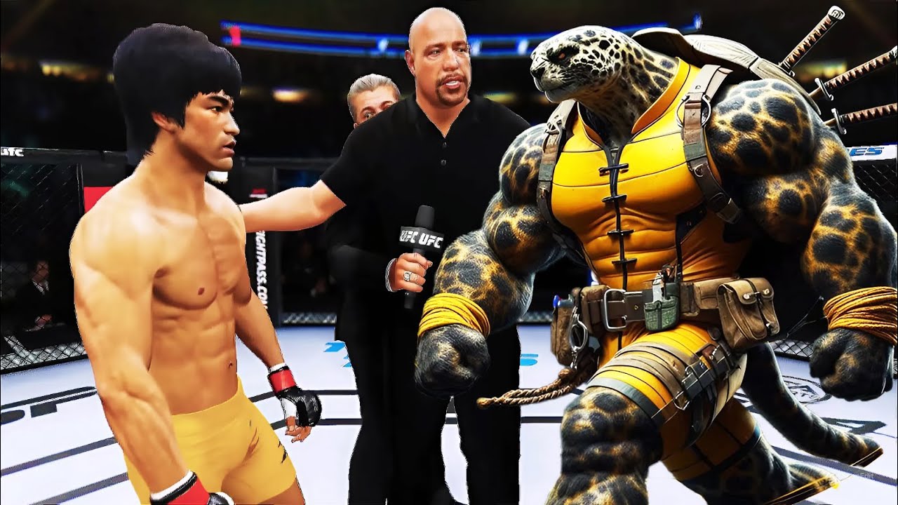 UFC 5 | Bruce Lee vs. Turtle Warrior [EA Sports UFC 5] - YouTube