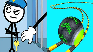 Thief Puzzle vs Going Balls - Satisfying ASMR Gameplay All Levels