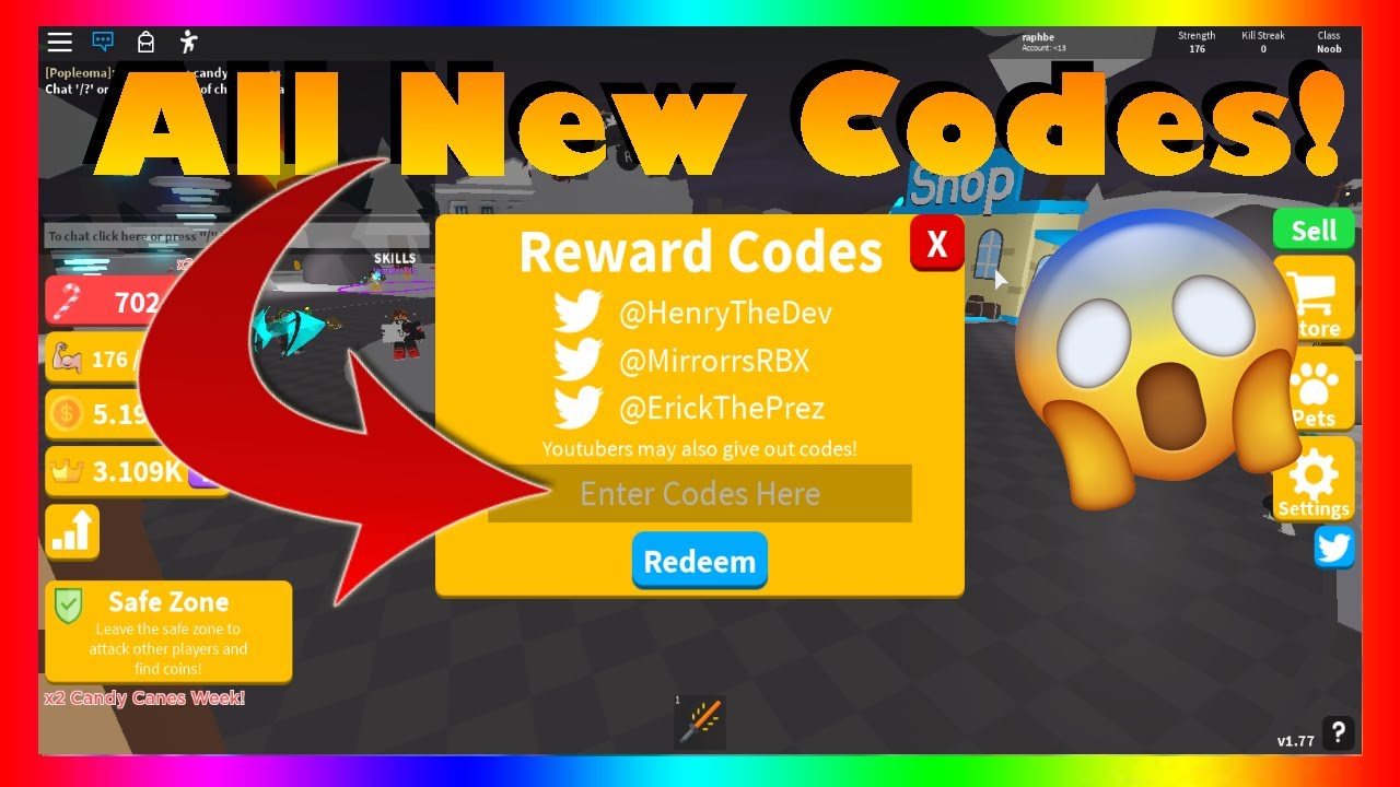  NEW CODES X2 CANDY CANES Saber Simulator ALL NEW WORKING CODES 2020 ROBLOX Saber 