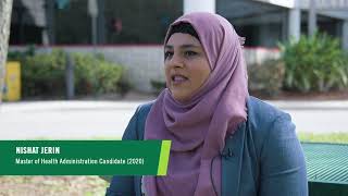 USF COPH: MHA students and the community paying it forward