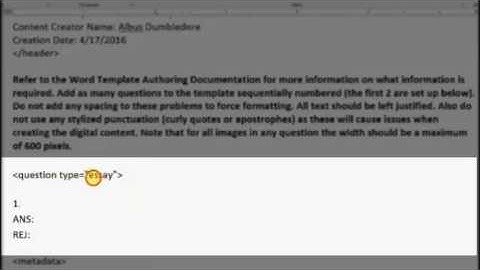 Assessment Templates - Standard Assessments (includes header information)