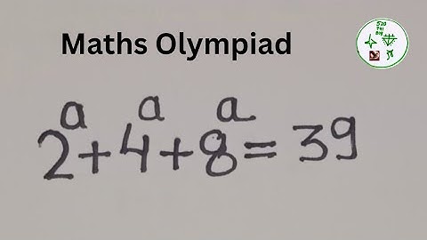 Wiskunde Olympiade | Een leuk algebraprobleem | Kun jij dit oplossen? 🤔