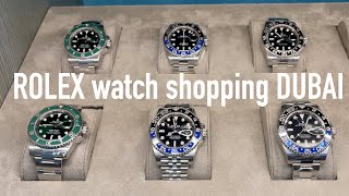 Rolex Watch Shopping grey market Dubai / Daytona Submariner GMT Master 2 and AP Royal Oak + prices