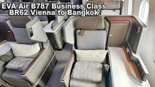 EVA Air B787 Business Class BR62 Vienna to Bangkok