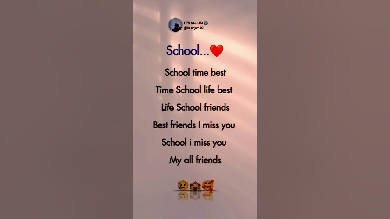 School Life: Best Memories Best Friends π₯Ί | #school #friendship #sadstatus #bestfriend #missyou School Life: Best Memories Best Friends π₯Ί | #school #friendship #sadstatus #bestfriend #missyou